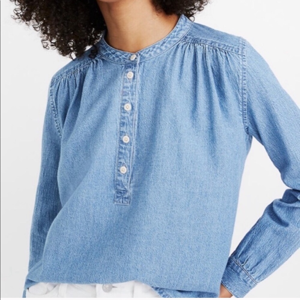 MADEWELL chambray top